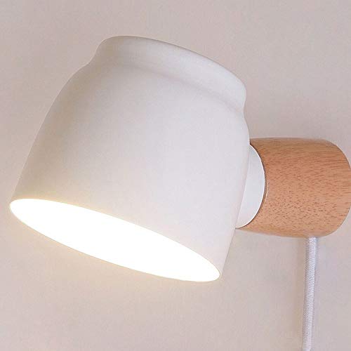 Rindasr Bedroom Wall lamp Bedside lamp Living Room Creative Simple Modern Nordic Reading
