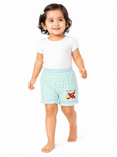 Image of DYCA by Bodycare Unisex Kids Bloomer Shorts | Soft Single Jersey Cotton Fabric | AZO Free & Skin Safe |Comfortable Innerwear for Boys and Girls|Print & Color May Very