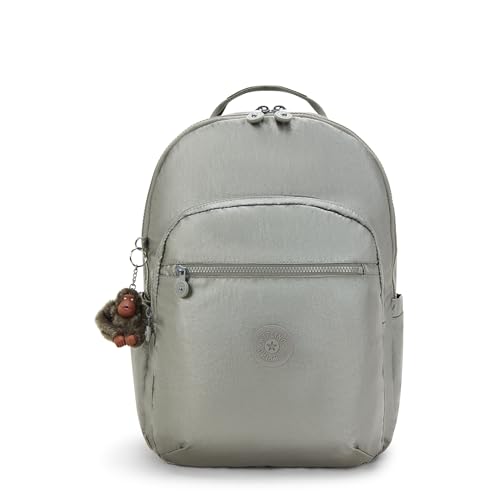Image of Kipling Women's Seoul Extra Large 17 inch Laptop Backpack, Durable, Roomy with Padded Shoulder Straps, Built-In Protective Sleeve