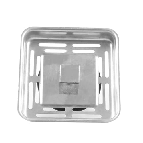 Filtro Tapón Cuadrado Acero Inoxidable Para Fregadero