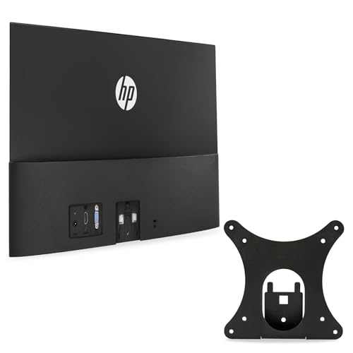 Monitor Arm/Mount VESA Bracket Adapter Compatible with HP Pavilion 22M, 24M, 27M VESA 100 * 100mm 75 * 75mm Black