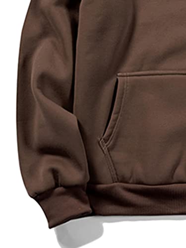 Floerns Men's Graphic Print Long Sleeve Drawstring Hoodie Pullover Sweatshirt3