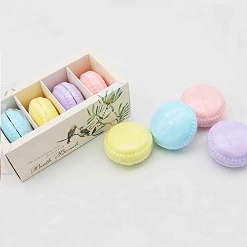 Sprimit Bombas de Baño,Set de Regalo 4 Piezas,Efervescentes de Burbujas SPA Aceites Esenciales,Espuma de Regalo para Mujeres Novias y Niñas.(40gx4) Cover