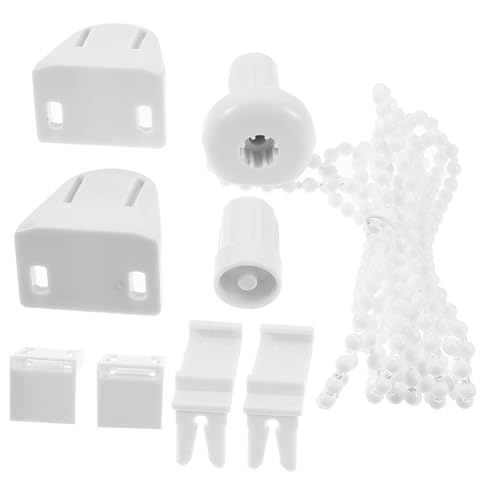 PRETYZOOM 1 Set Roller Shade Accessories Set Bead Chain with Hooks for Roller Blinds Material Easy Installation Fittings for Window Shade Repair and Replacement