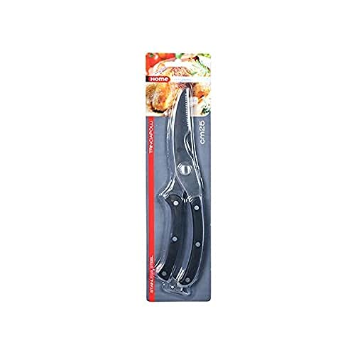 Home Professional Trinciapollo, 25 cm, Acciaio Inossidabile, Nero, 8x2x31 cm