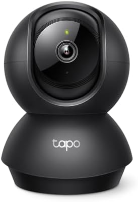 Tapo C201 360° WiFi Indoor Surveillance Camera, 1080P Night Vision, Motion Detection, Two-Way Audio, Compatible with Alexa and Google Assistant, for Baby/Pets
