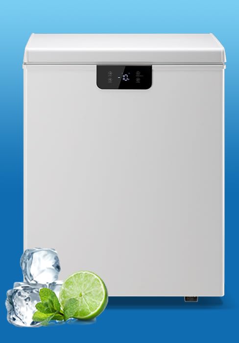 Freezer White Digital display screen