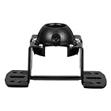 CLISPEED Supporto per Ventilatore da Soffitto Foro 27mm, Staffa di Installazione in Ferro Nera, Kit di Montaggio per Ventilatori Elettrici, Adatto per Soggiorno e Camere da Letto