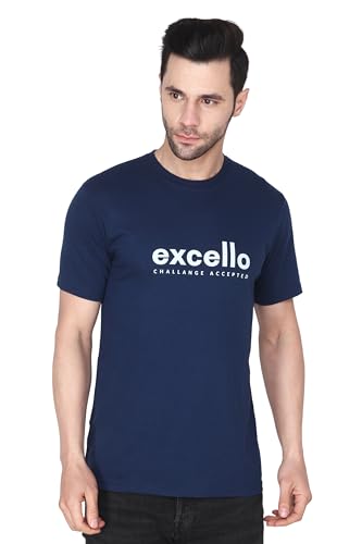 Image of EXCELLO Men's 100% Pure Cotton T-Shirt || Super Soft, Breathable, Premium Material.