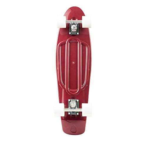 Retrospec Quip Skateboard 22.5" Classic Retro Plastic Cruiser Complete Skateboard with Abec 7 bearings and PU wheels