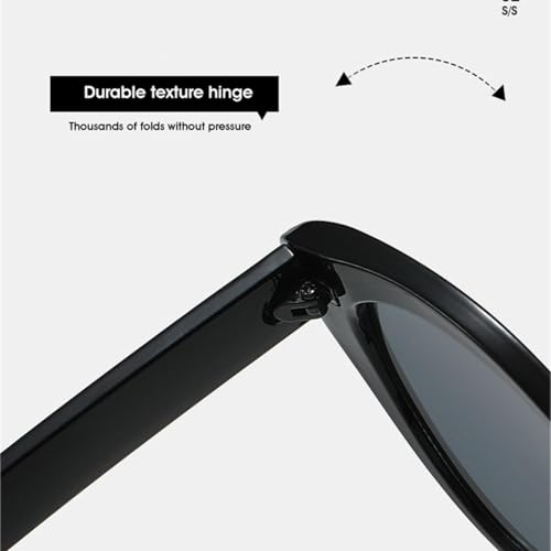 Lunettes de soleil surdimensionnées vintage rayures couleur contrastée