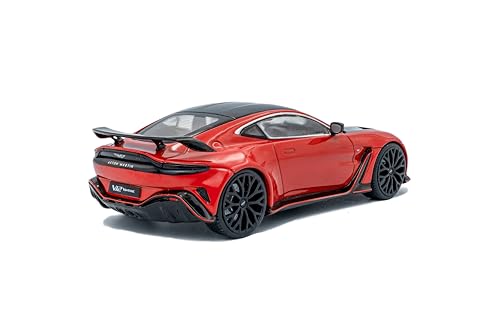 Modelo a escala 1:43 Aston Martin Vantage V12 Rojo 2023 miniatura 3