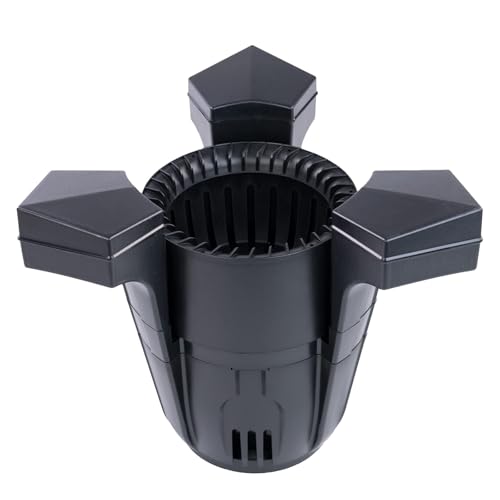 Skimmer galleggiante per laghetto con pompa e cavo di alimentazione – Pulitore automatico 2 in 1 per giardino, esterno, stagni e laghi