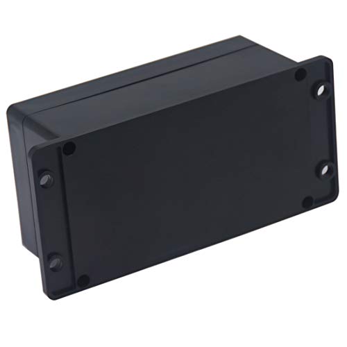 Raculety Project Box Ip65 Waterproof Junction Box Abs Plastic Black Electrical Boxes Diy Electronic Project Case Power Enclosure With Fixed Ear , Black 6.22 X3.54 X2.36 Inch #TOP4