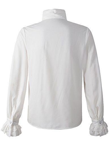 Mens Gothic Shirt Top Steampunk Victorian Regency Aristocrat2
