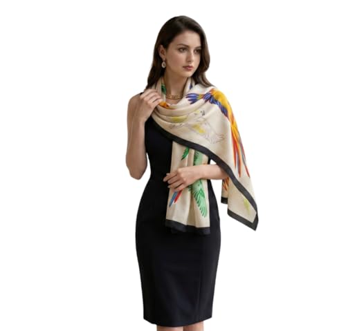 Foulard en soie rose LA FERANI mousseline légère longue 180x90cm