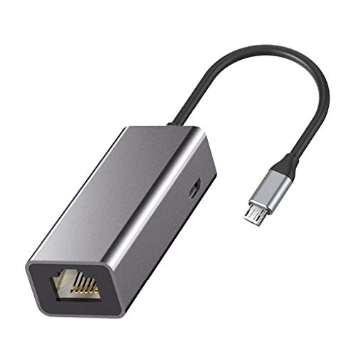 BIlinli Metall-Micro-USB-Netzkabel LAN-Ethernet-Adapter-Konverter für AMA-zon Fire Stick- oder Fire TV-Geräte der Generation 1/2/3
