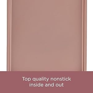 Farberware 47776 Nonstick Bakeware, Nonstick Muffin Pan / Cupcake Pan - 12 Cup, Rose Gold Red Farberware 47776 Nonstick Bakeware Nonstick Muffin Pan Cupcake Pan 12 Cup Rose Gold Red