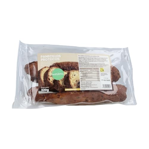 Panecillos proteicos keto 320 g Naturitas Essentials | Vegano | Alto en proteínas | Rico en fibra