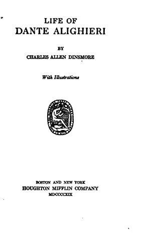 Life of Dante Alighieri 1519614144 Book Cover