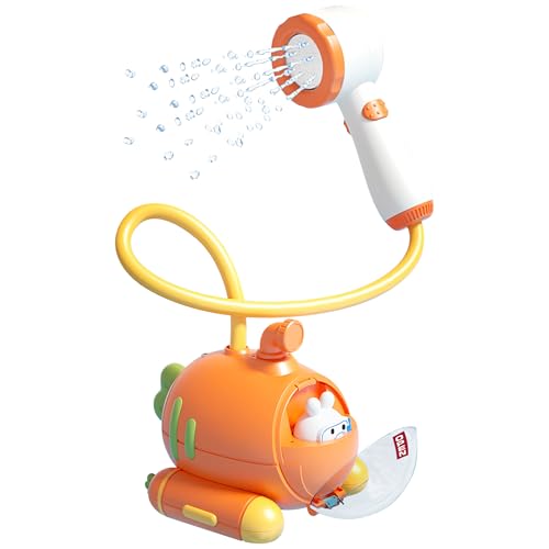 Image of Baby Bath Shower Head for Bathtime Play - Kids Bath Toy - Battery Operated Water Pump with Hand Shower - Bathtub Baby Toy - Fun Bathroom Accessory for Babies and Toddlers