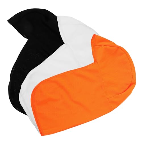 WHAMVOX 3pcs Cycling Hat with Neck Shade, Wide Brim, Ear Protection Multi