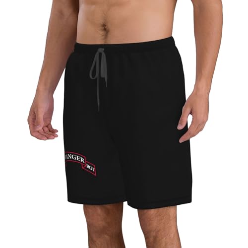 75th Ranger Regiment SSI Mens Swim Trunks Quick Dry Swim Board Shorts Casual Beach Shorts2