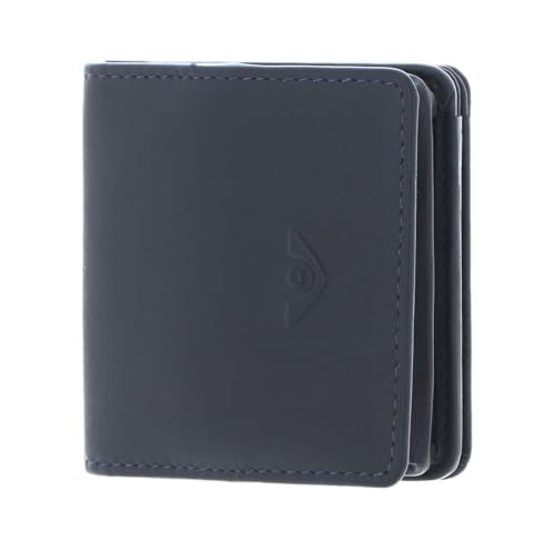 Porte-monnaie en cuir Voi Soft Fanni 8 cm noir minimaliste