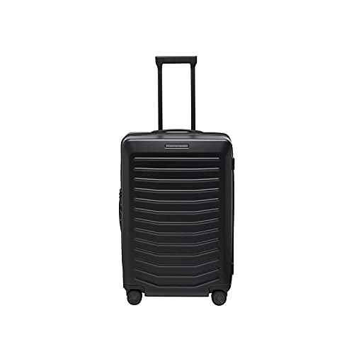 PORSCHE DESIGN 27 inch Expandable Spinner Luggage - Expandable Depth of 1.5' - Hardside Travel Suitcase - Roadster Collection - Black Matte