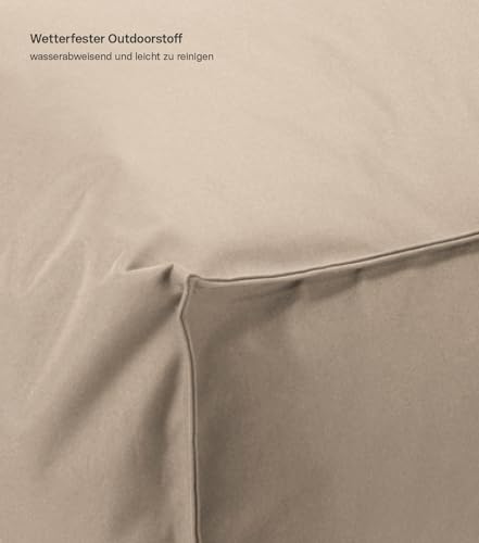 mokebo Sitzsack für Kinder & Erwachsene 'Der Sundowner', Bean Bag mit Füllung oder Bodenkissen...