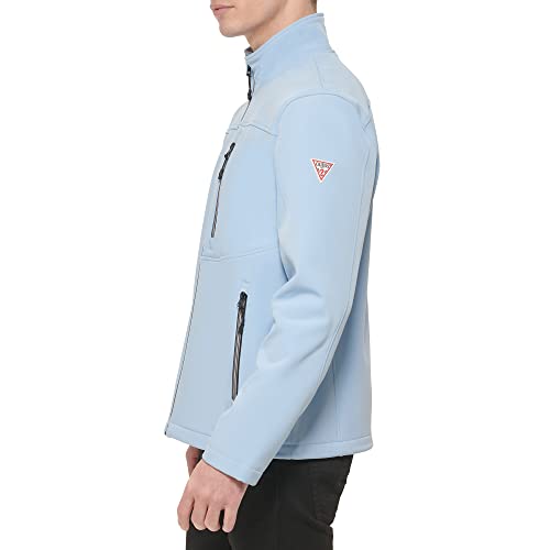 Image of GUESS Men's Softshell Long Sleeve 1 Chest Pocket Jacket