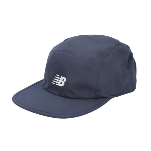 New Balance Adult Unisex Navy Lightweight 5-Panel Camper Adjustable Flat Bill Running Hat
