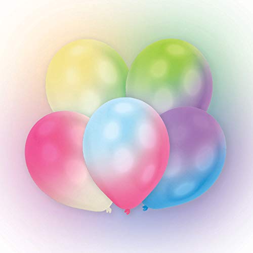 Ballons de baudruche pour evenement d'entreprise et anniversaire lot de 12 ballons LED Amscan