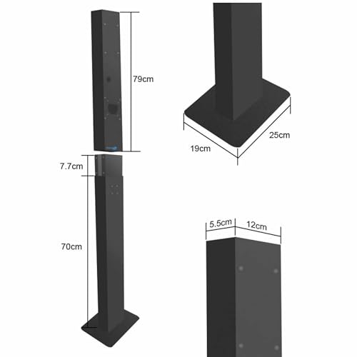Support de colonne de charge extérieur pour borne de jardin et garage - 6