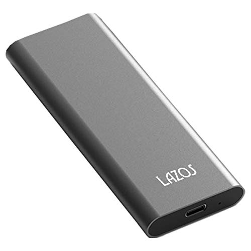 LAZOS |[^uSSD 1TB Gen2 OtSSD x970MB/ f[^] RpNg yPS4mFς݁z