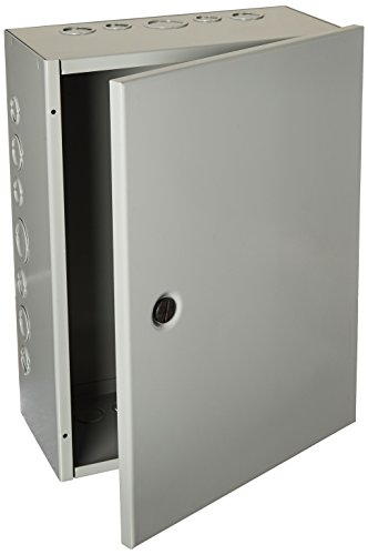 Hoffman Ahe16X12X6 Pull Box Hinged Cover, Steel, 16.00" X 12.00" X 6.00", Gray #TOP12