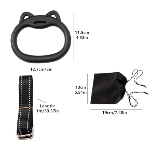 JIANWEI Conjunto de anéis de ginástica para crianças, anéis profissionais de trapézio com alças para