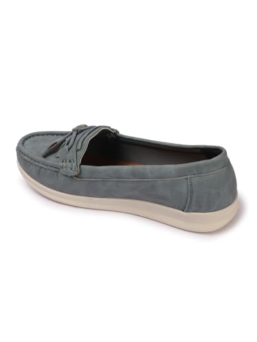 Image of Elle Women ComfortableFlats Square Toe Slip-Onfashion Shoes for Daily use, Office use, Casual use