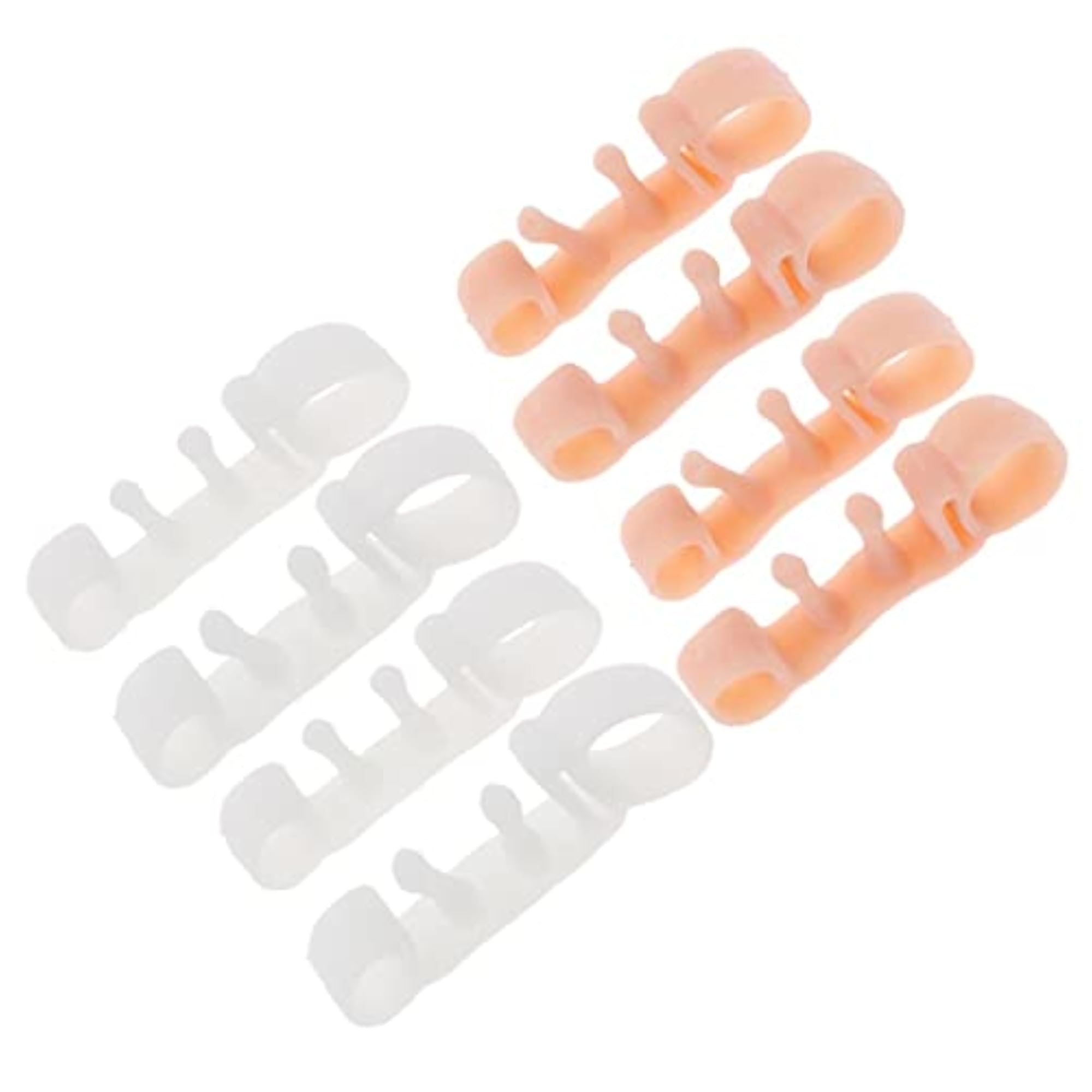 4 Pair Soft Silicone Gel Toe Separators
