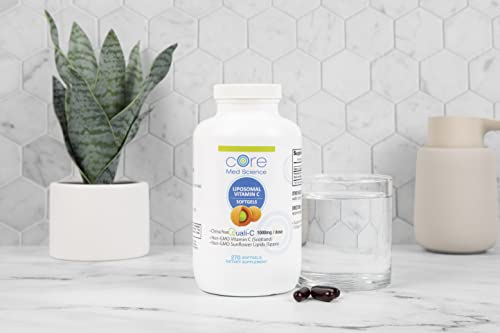 Iv For Life Liposomal Vitamin C By Core Med Science - 1000Mg - 270 Softgels - Quali®-C - Vitamin C Supplement - Made In Usa #TOP5