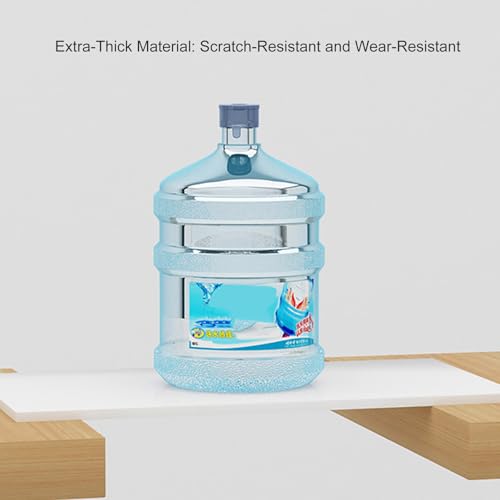 Meuble aquarium blanc design pour salon support double couche compact 55x35cm
