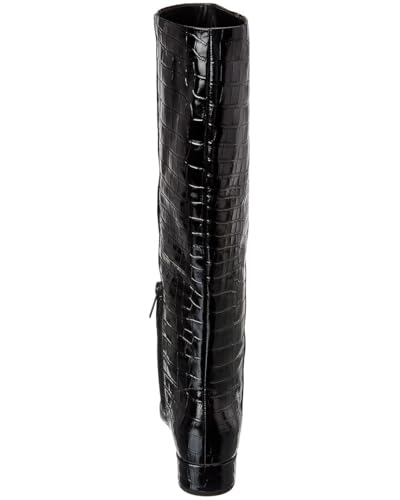 Tall Croc-Embossed Boot by Veronica Beard3