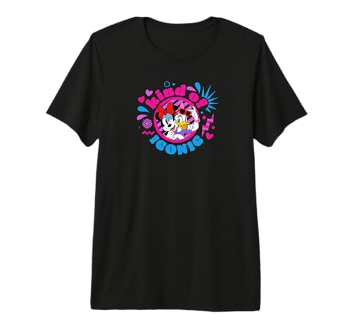 T-shirt Minnie et Daisy de qualité premium en coton doux au tomber parfait