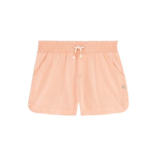Image of Roxy Girls' Soleil Elastic Waist Shorts, Drawstring Closure, Soft & Comfortable Fit