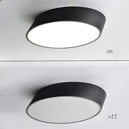 Plafón LED redondo con diseño elegante y mando a distancia para techos 4