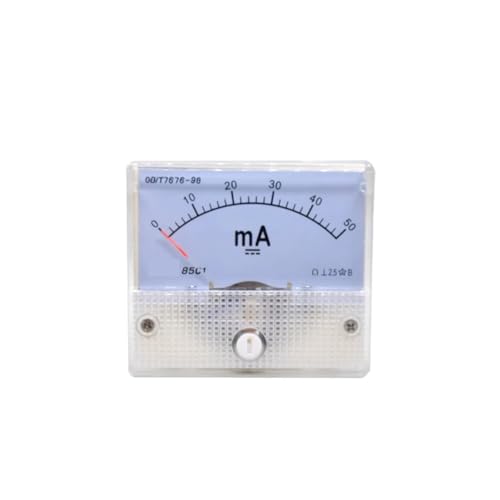 Ampèremètre analogique 50 mA pour surveiller les fuites de courant continu