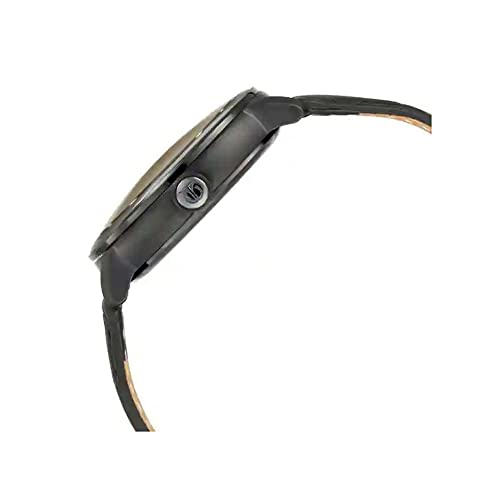 Titan Mens 49.90 x 12.50 x 44 mm Magnate Anthracite Dial Leather Analog Watch - NQ1797KL03F - Image 4