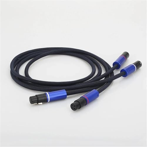 Cable de audio balanceado XLR macho y hembra 1.5m miniatura 3