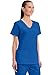 Cherokee Women's Workwear Scrubs Core Stretch V-Neck Top, Royal, Medium
