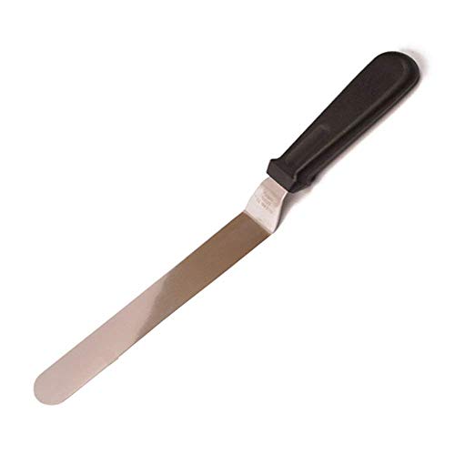 Uteruik Stainless Steel Palette Icing Knife, Angled Spatula Knife, Icing Spatula Angled for Baking Cake DIY Decorating Tool